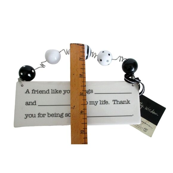 Sandra Magsamen Witty Wisdom Wall Plaque Ornament Personalize Gift - Picture 6 of 6